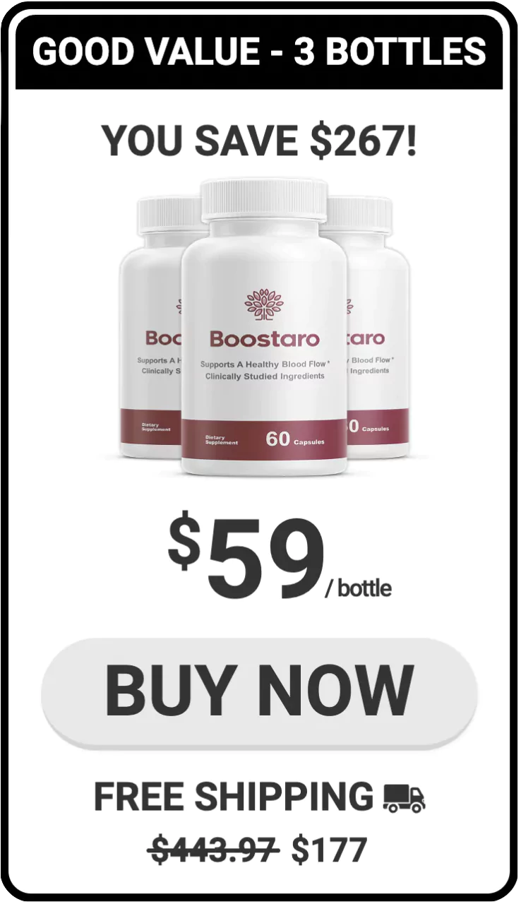 Boostaro - 3 Bottle Pack