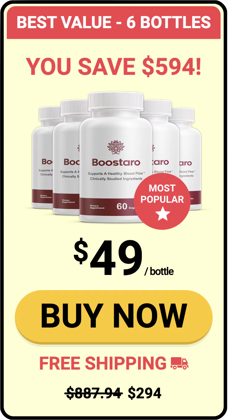 Boostaro - 6 Bottle Pack